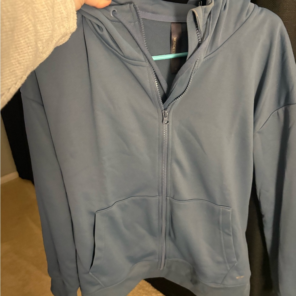 Mondetta Gray Zip-Up Jacket